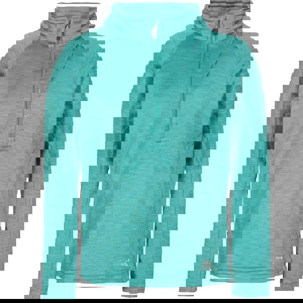 Trespass Childrens Girls Celina Fleece - Green Ocean Marl