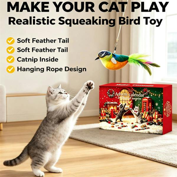 Leaper Christmas Advent Calendar Gift Set for Cats