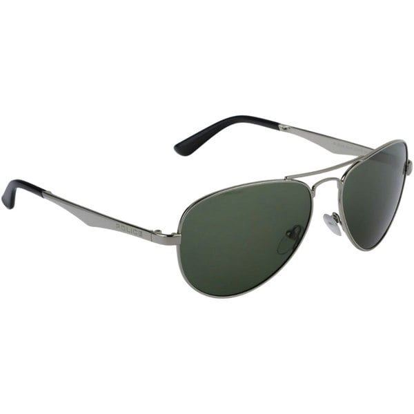 Police Silver Aviator Sunglasses