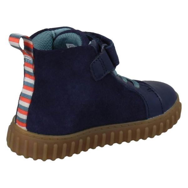 Clarks Boys Clarks Elasticated Lace Bear Face Ankle Boots Cove Kind