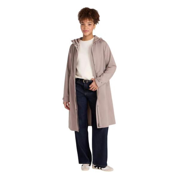Animal Womens/Ladies Jade Long Length Waterproof Jacket - Taupe - 