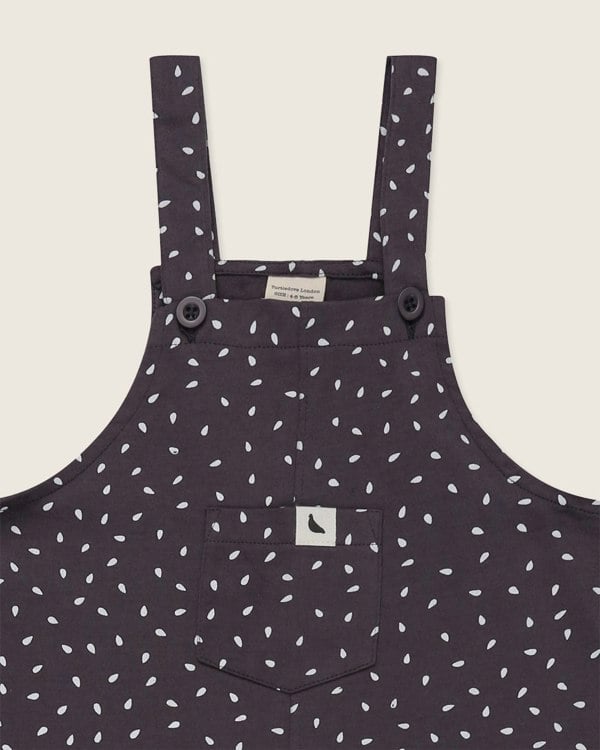 Eco-friendly organic cotton kids dungarees