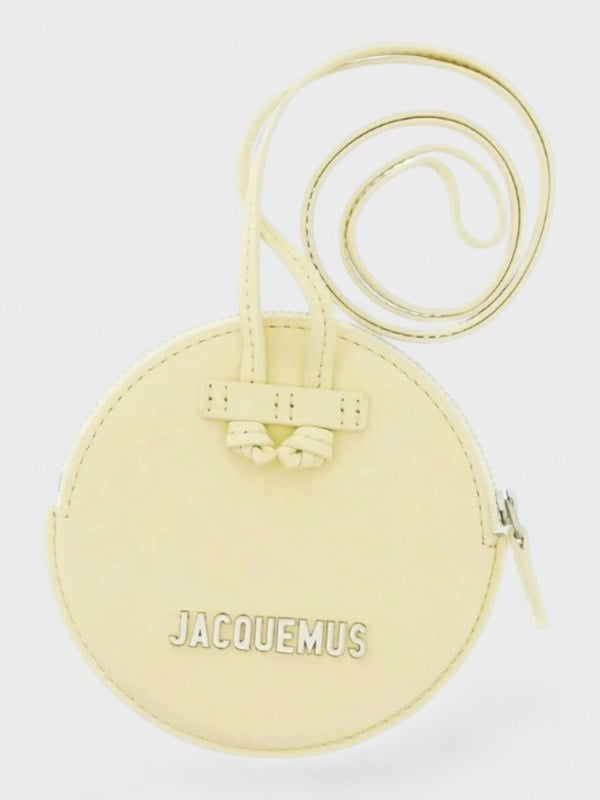 Jacquemus Le Pitchou Circle Pouch Ivory