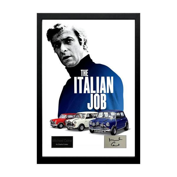 Michael Caine Signed The Italian Job Iconic Frame