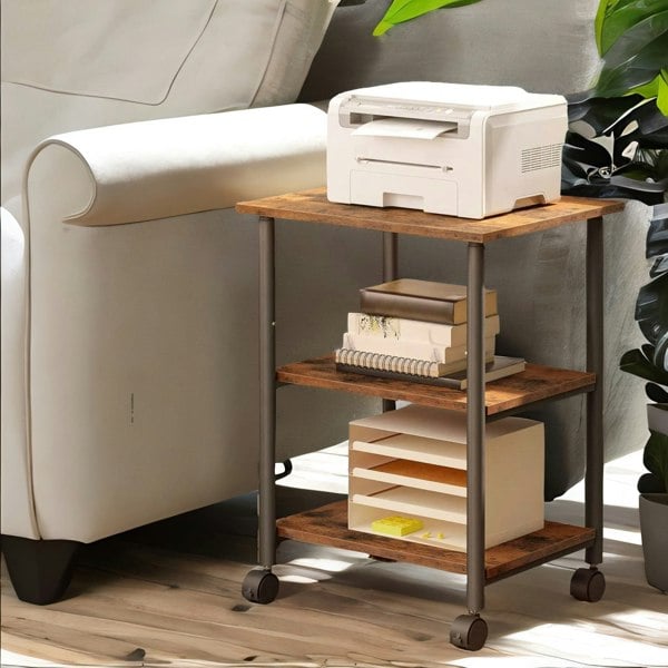 Rafaelo Mobilia Height Adjustable Printer Table