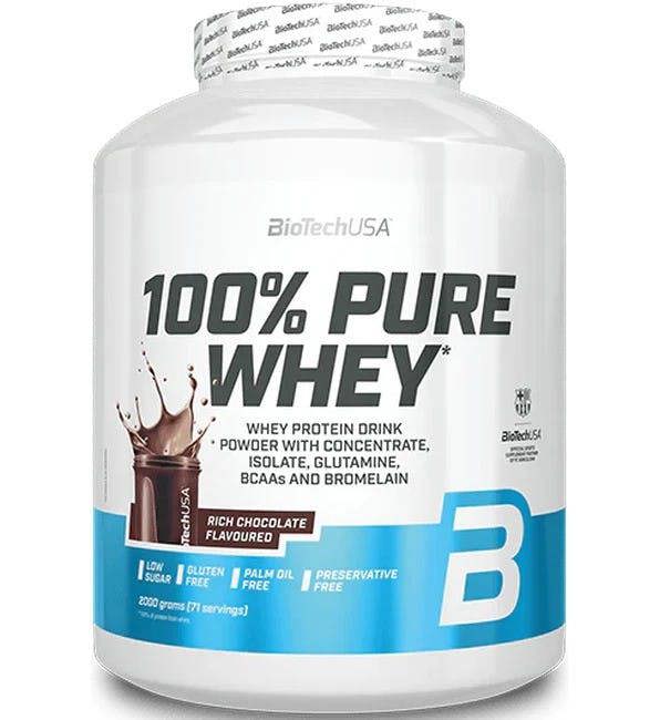 BioTechUSA 100% Pure Whey, Rich Chocolate - 2000g