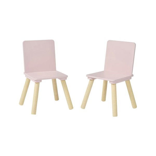 Liberty House Toys Kids Pink Table and Two Chairs Set