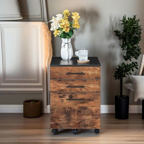 Rafaelo Mobilia 3 Drawer Filing Cabinet