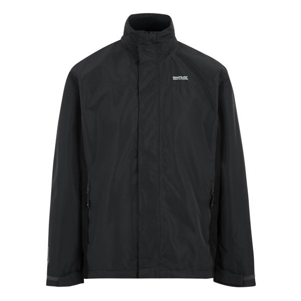 Regatta Mens Matt II Waterproof Jacket - Ash/Black - 