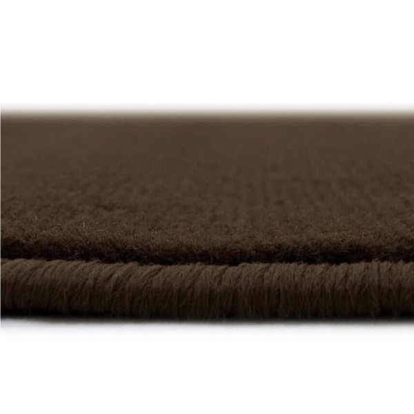 Solid Design Brown Living Room Rug | The Rugs Collection