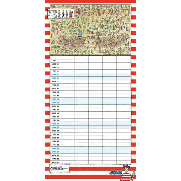 Where's Wally? Family Planner 2027, Family Planners, Month To View, Family, Gift