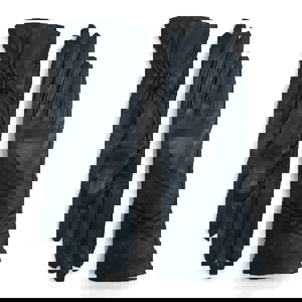 Infinity Leather Women's Leather Wool Lined Bow Knot Accent Gloves