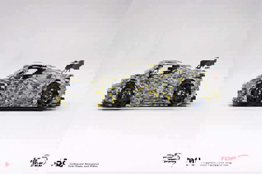 TSM Corvette Z06 GT3.R 2022 Sebring Test Car 1:18 Scale TSM TS0540