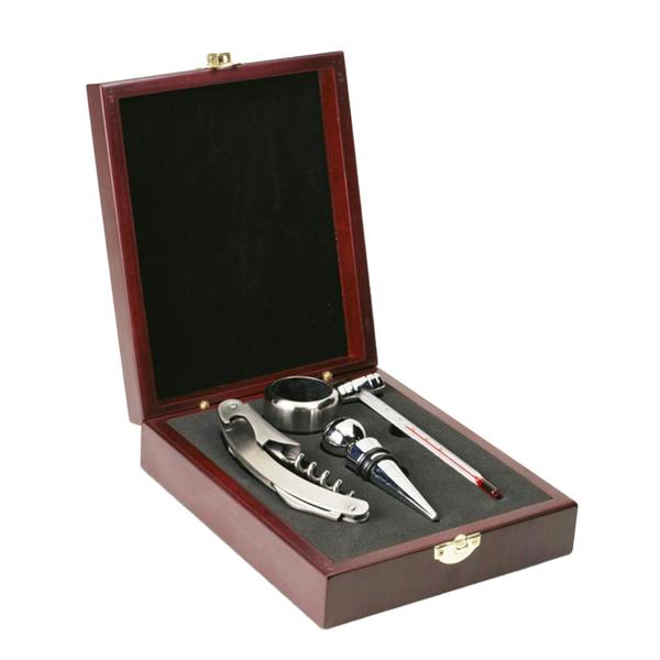 MidOcean Premium Classic Wine Set - Silver - 