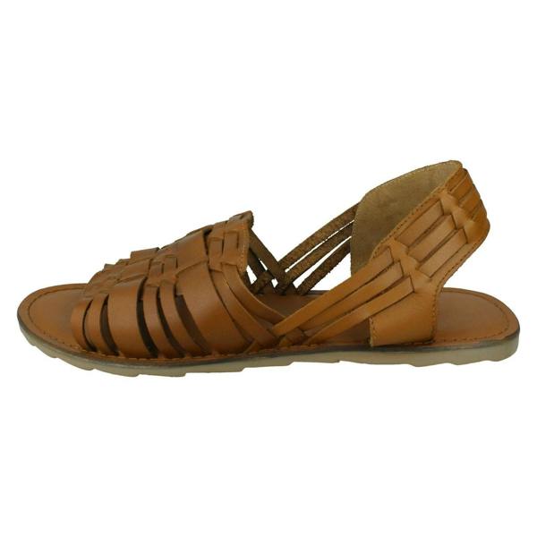Leather Collection Mens Leather Collection Slingback Sandals A0061