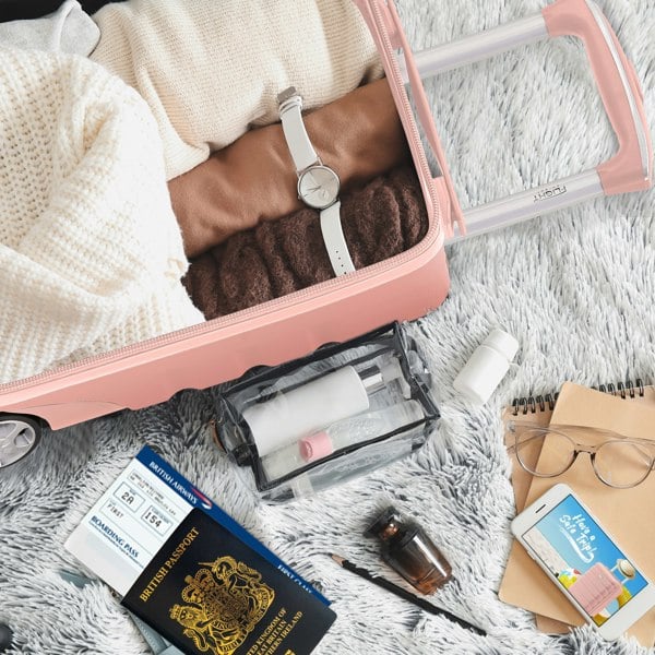 Flight Knight 40x20x25cm Hard Case Cabin Suitcase Ryanair Free Approved Carry On