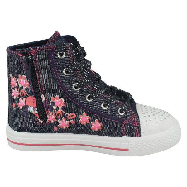 Girls Air Tech Hi Top Baseball Style Boots Rollar