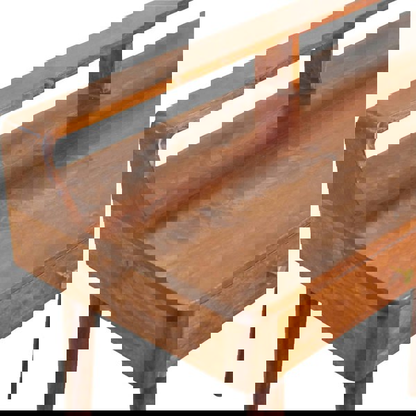 Artisan Furniture Solid Wood Elevated Chestnut Console Table