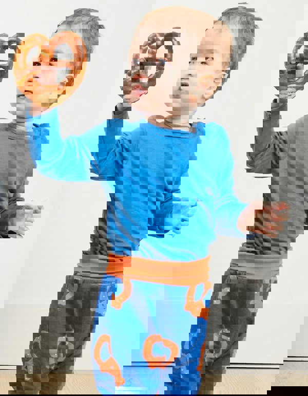 Organic Pretzel Print Yoga Pant - Toby Tiger UK Retail