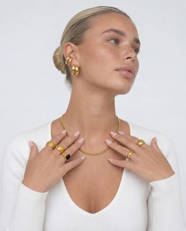 Elk & Bloom Dainty Chain 14K Gold Choker Necklace
