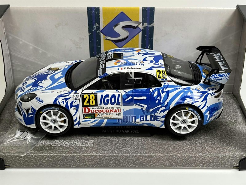 Solido Alpine A110 Rallye #28 Rallye Du Var 2021 1:18 Scale Solido 1801624