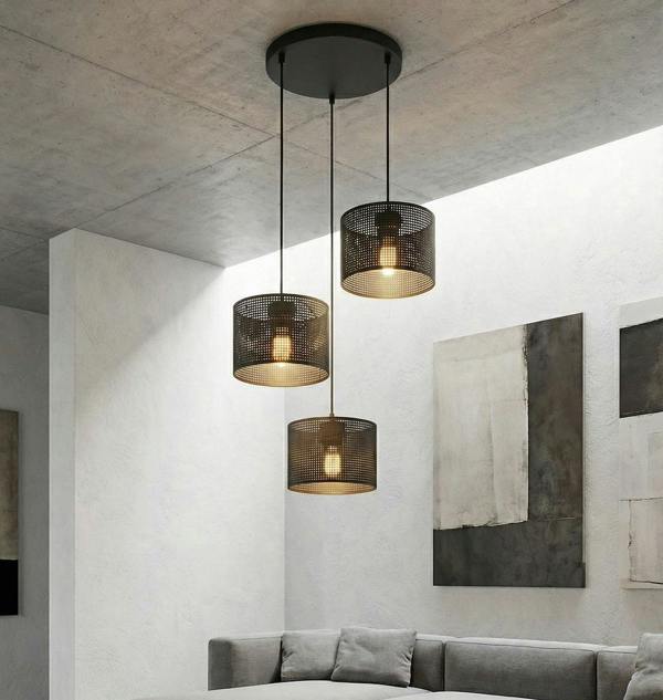 Emibig LUX Prem Pendant Lamp 3 x E27 Black