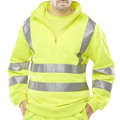 Mens HV102 Workwear Half Zip Top