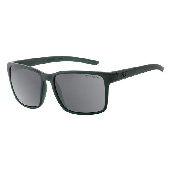 Dirty Dog VADER -  Satin Crystal with Polarized Dark Green Lens
