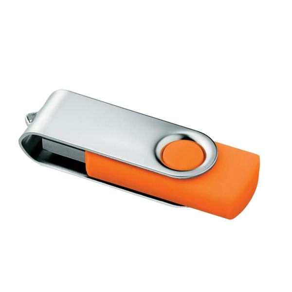 MidOcean Techmate Pendrive 16GB USB Flash Drive - Orange