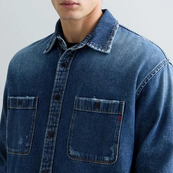 Replay Oversized Denim Overshirt