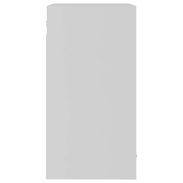 Berkfield Hanging Glass Cabinet White 40x31x60 cm Engineered Wood