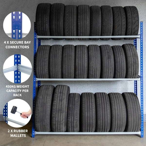 Monstershop 2 x T-Rax Tyre Racking Bay