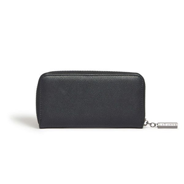 LaBante London Ellen Black Vegan Zip Around Wallet