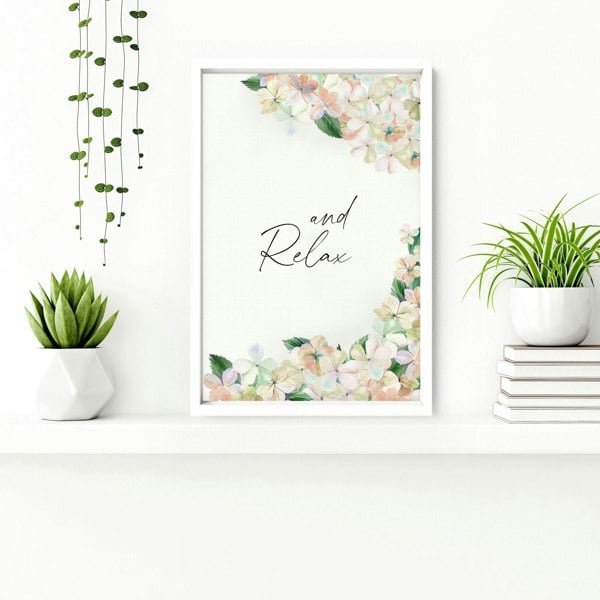 Prints of flowers for the bathroom | Set of 2 wall art prints