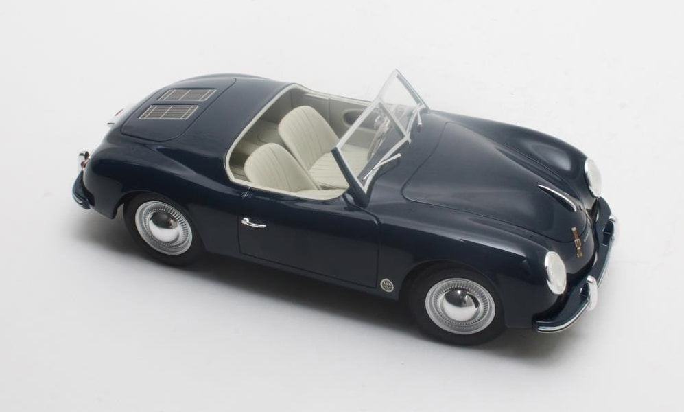 porsche 356 america roadster blue 1952 1:18 cult scale models cml044-1