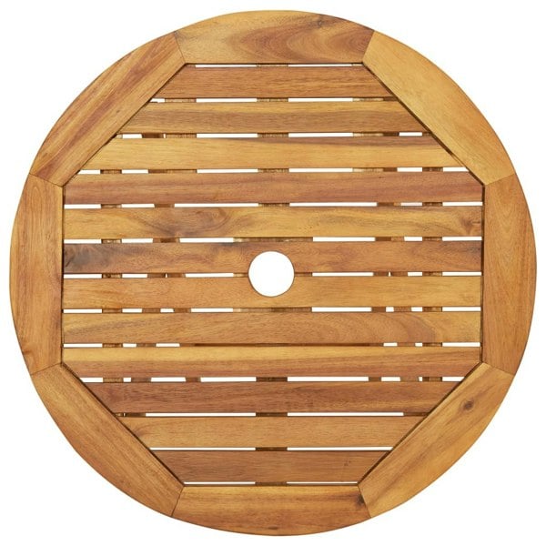 Berkfield 3 Piece Folding Bistro Set solid Acacia Wood