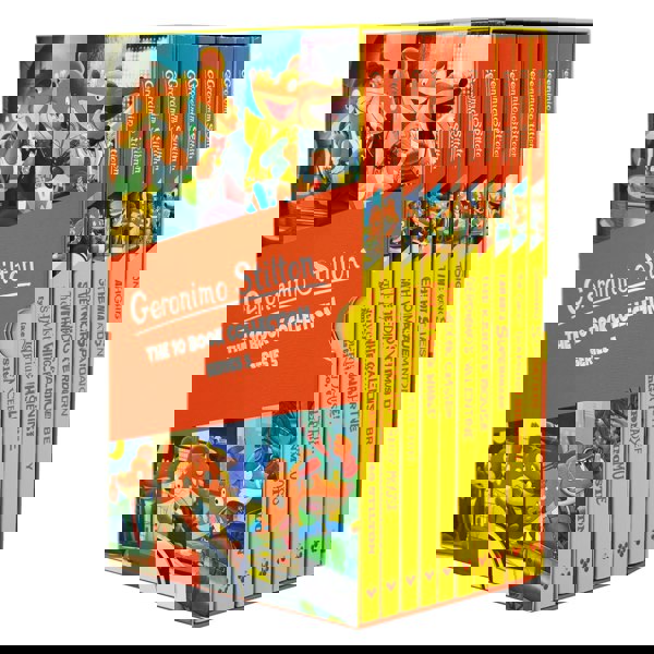 Geronimo Stilton The 10 Book Collection (Series 5) Box Set - Ages 5-7 - Paperback