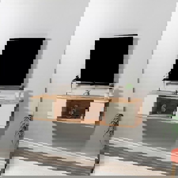 Destina Home Alfie Floating TV Stand with Shelves