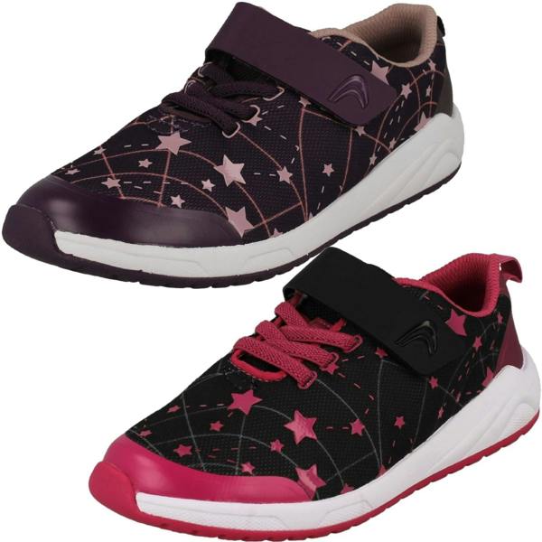 Clarks Girls Clarks Star Detailed Trainers Aeon Late