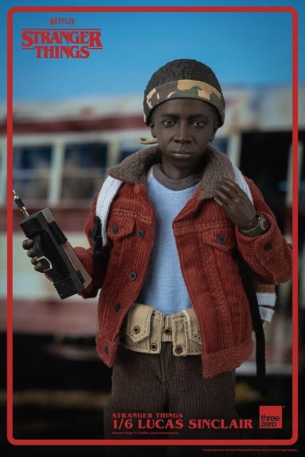 Threezero Lucas Sinclair Stranger Things Collectible Figure 1:6 Scale ThreeZero 3Z03180W0