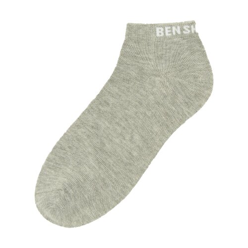 Ben Sherman Unisex Adult Trainer Socks (Pack of 3) - Black/White/Grey