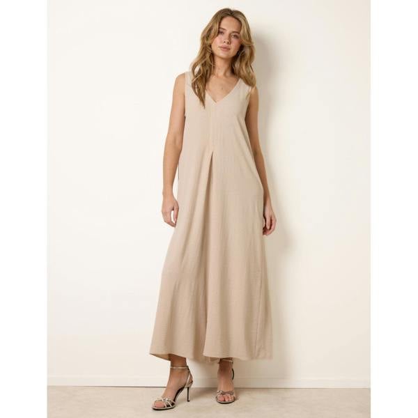 Blue Vanilla Pleat Front Diamante Jumpsuit