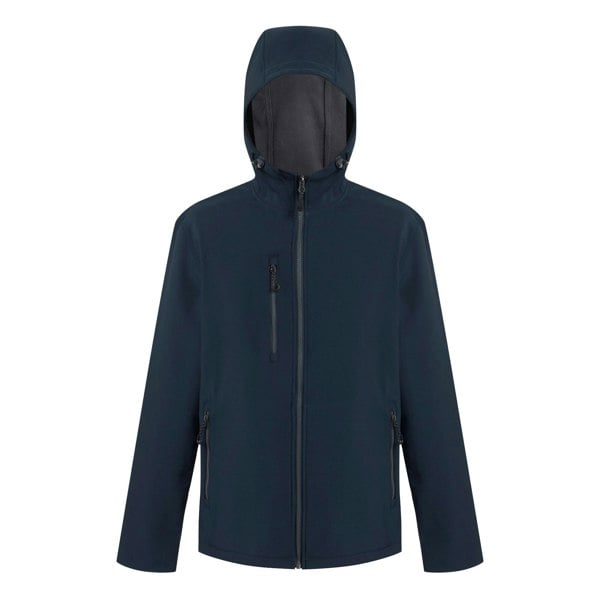 Regatta Men's Navigate 2 Layer Soft Shell Jacket - Navy/Seal Grey