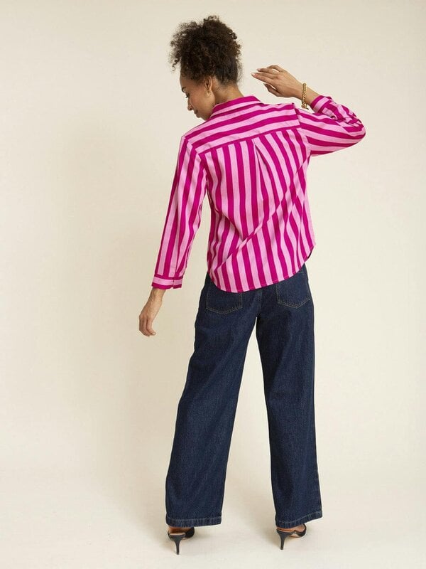 Kite Womens Organic Super Stripe Wimborne Sateen Shirt