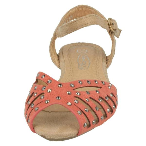 Spot On Girls Spot On Peep Toe Sandals