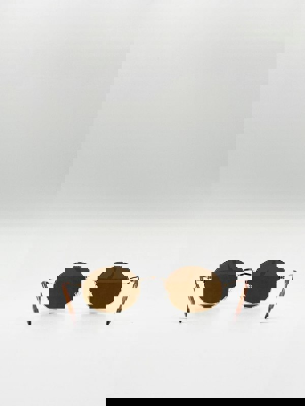 SVNX Round Metal Frame Sunglasses