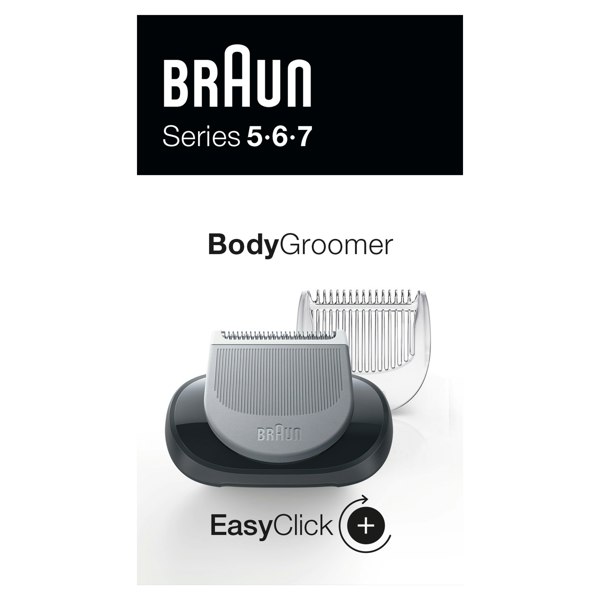 Braun EasyClick Body Groomer Attachment for Series 5, 6 and 7 Electric Shaver (New Generation)