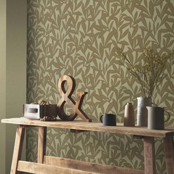 Erismann Epure Leaf Wallpaper