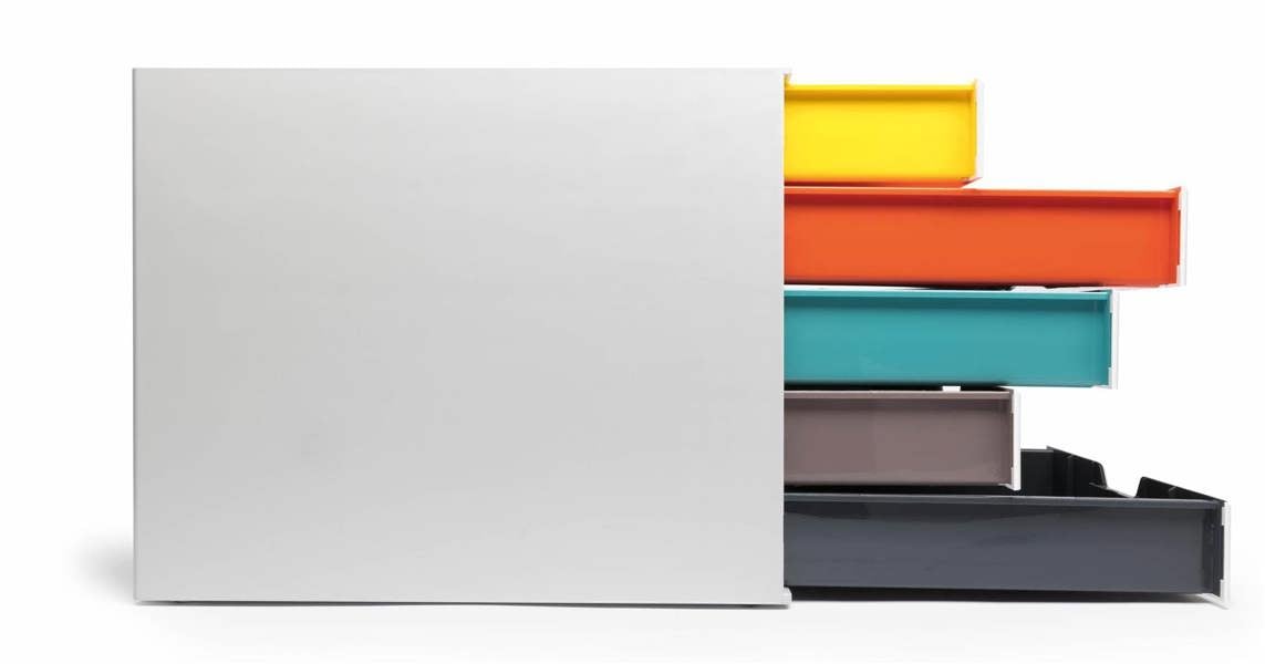 Durable VARICOLOR MIX Desktop Organiser 5 Drawer Colour Coded Storage | A4+
