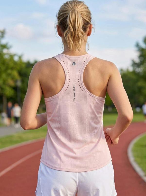 Anniou Seamless Antibacterial Running Tank Top
